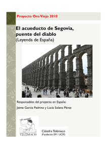 El acueducto de Segovia, puente del diablo
