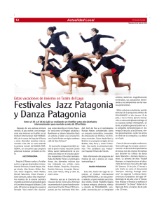 Festivales Jazz Patagonia y Danza Patagonia