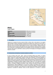 Capital: Bagdad Población PIB Renta per cápita IDH Pena de