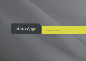 Presentación - Interactiva Studio