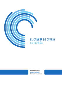 el cáncer de ovario en españa - Sociedad Española de Contracepción