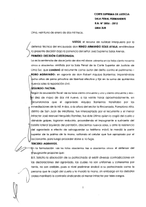Page 1 / CORTE SUPREMA DE JUSTICIA SALA PENAL