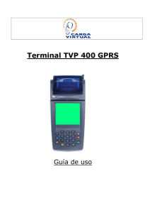 Terminal TVP 400 GPRS