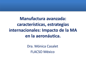 : Manufactura avanzada: características, estrategias internacionales