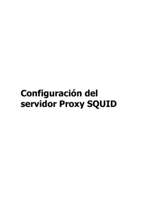 Configuración y reglas de acceso con SQUID