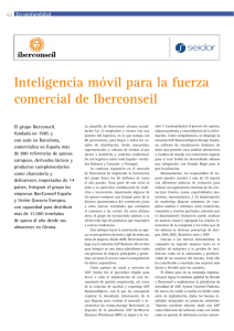 Inteligencia móvil para la fuerza comercial de Iberconseil