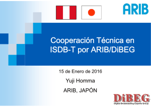 Cooperación Técnica en ISDB