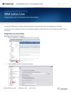IBM Lotus Live - InterCall | Conferencias