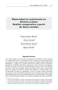 Maternidad sin matrimonio en América Latina: Análisis comparativo