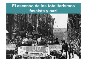 El ascenso de los totalitarismos fascista y nazi