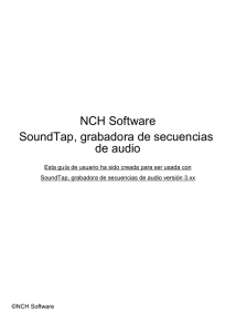 NCH Software SoundTap, grabadora de secuencias de audio