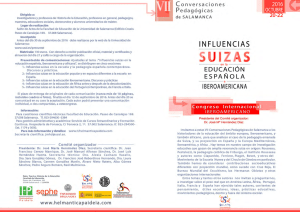 VII Conversaciones Pedagógicas de Salamanca 2016 Influencias