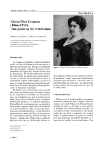Eloísa Díaz Insunza (1866-1950): Una pionera del feminismo