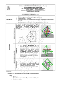 Octaedros - geometría descriptiva