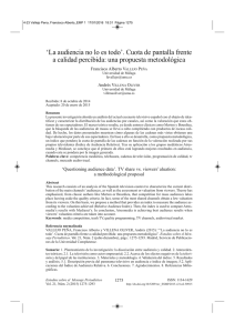 `La audiencia no lo es todo`. Cuota de pantalla frente a calidad