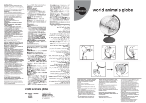 world animals globe