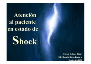 Atención al paciente en estado de Shock