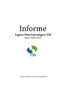 Logros Plan Estratégico TSS