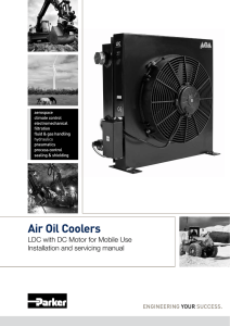 Manual LDC Air Oil Coolers