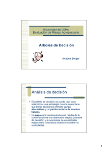 Análisis de decisión - Universidad del CEMA