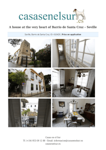 A house at the very heart of Barrio de Santa Cruz