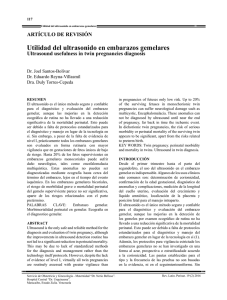 Utilidad del ultrasonido en embarazos gemelares (PDF