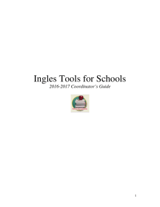Ingles Tools for Schools