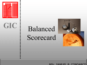 Metas del Balanced Scorecard