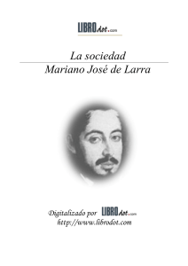 Larra, Mariano José de - La Sociedad