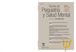 RPSM OFC 7(1).indd - Sociedad Española de Psiquiatría
