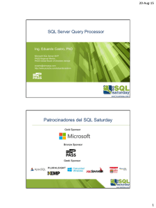 Patrocinadores del SQL Saturday