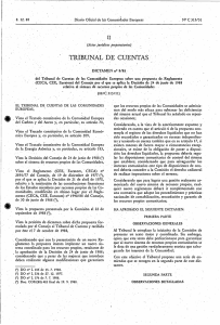 TRIBUNAL DECUENTAS TRIBUNAL DECUENTAS