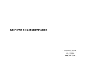 Economía de la discriminación