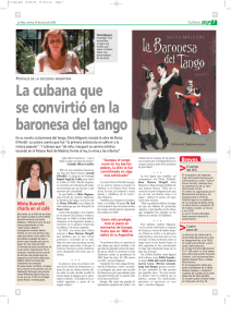 La cubana que se convirtió en la baronesa del tango