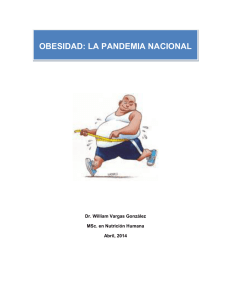 obesidad: la pandemia nacional