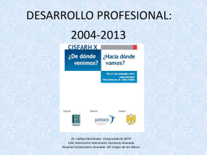 2004-2013 DESARROLLO PROFESIONAL: