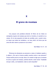 X El grano de mostaza - Fraternidad Blanca Universal Española