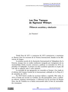 Los Dos Tiempos de Raymond Wilmart: Militancia