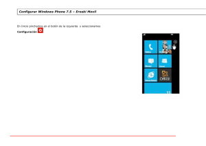 Configurar Windows Phone 7.5 y 8