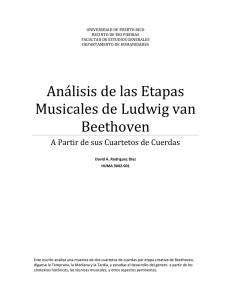 Análisis de las Etapas Musicales de Ludwig van Beethoven