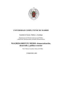 MAGREB-ORIENTE MEDIO - Universidad Complutense de Madrid
