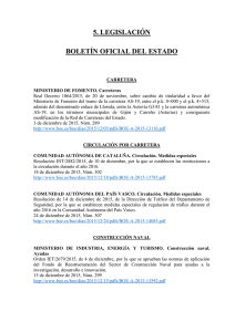 5. LEGISLACIÓN BOLETÍN OFICIAL DEL ESTADO