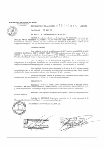 1 6 MAR. 2015 - Municipalidad de San Miguel