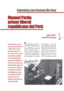 Manuel Pardo: Primer Liberal Republicano del Perú