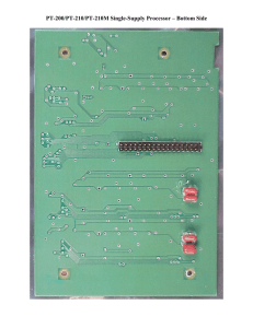 PT-200/PT-210/PT-210M Single-Supply Processor