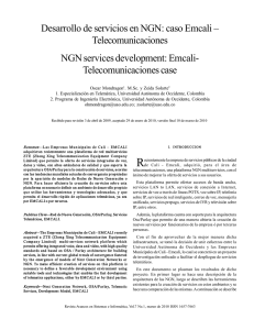 Desarrollo de servicios en NGN: caso Emcali – Telecomunicaciones
