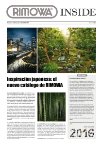Inspiración japonesa: el nuevo catálogo de RIMOWA
