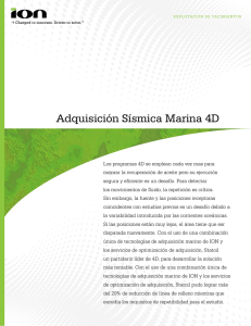Adquisición Sísmica Marina 4D