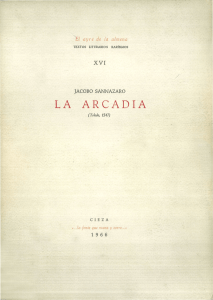 la arcadia - Biblioteca Virtual Miguel de Cervantes