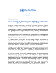 Declaración de la Alta Comisionada de las Naciones Unidas para